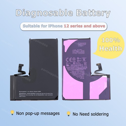 Batteria diagnostica adesivo - batteria, +